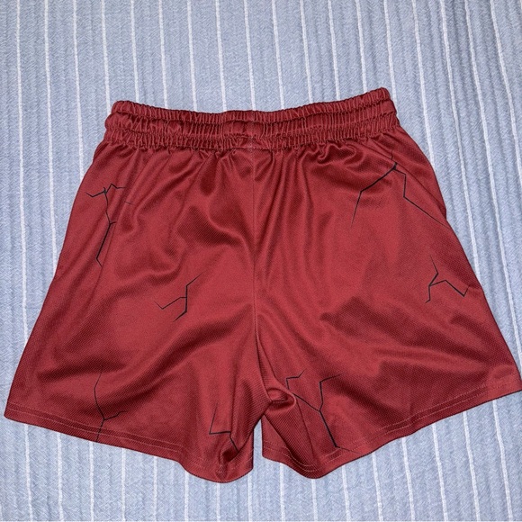 Invicta Kuru Anime x Gym Shorts Mens S Madara Uchiha Naruto Burgundy - Picture 6 of 7